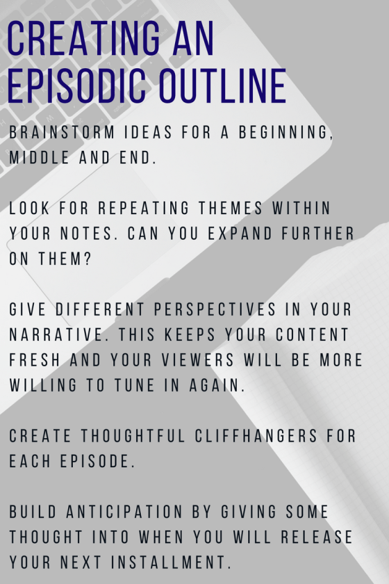 creating an episodic outline